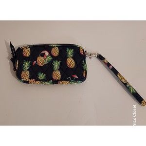 Vera Bradley Toucan Party Pineapple Tech Case iPhone case Wristlet bag New blue
